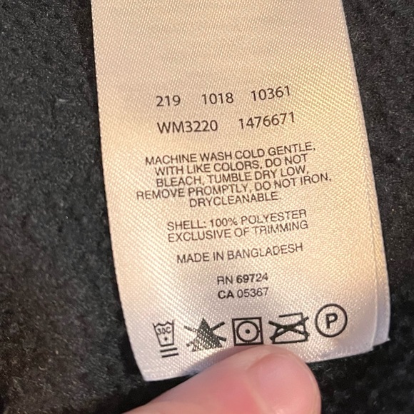 Columbia men’s XXL full zip fleece jacket black soft zippered pockets comfort - Picture 8 of 8